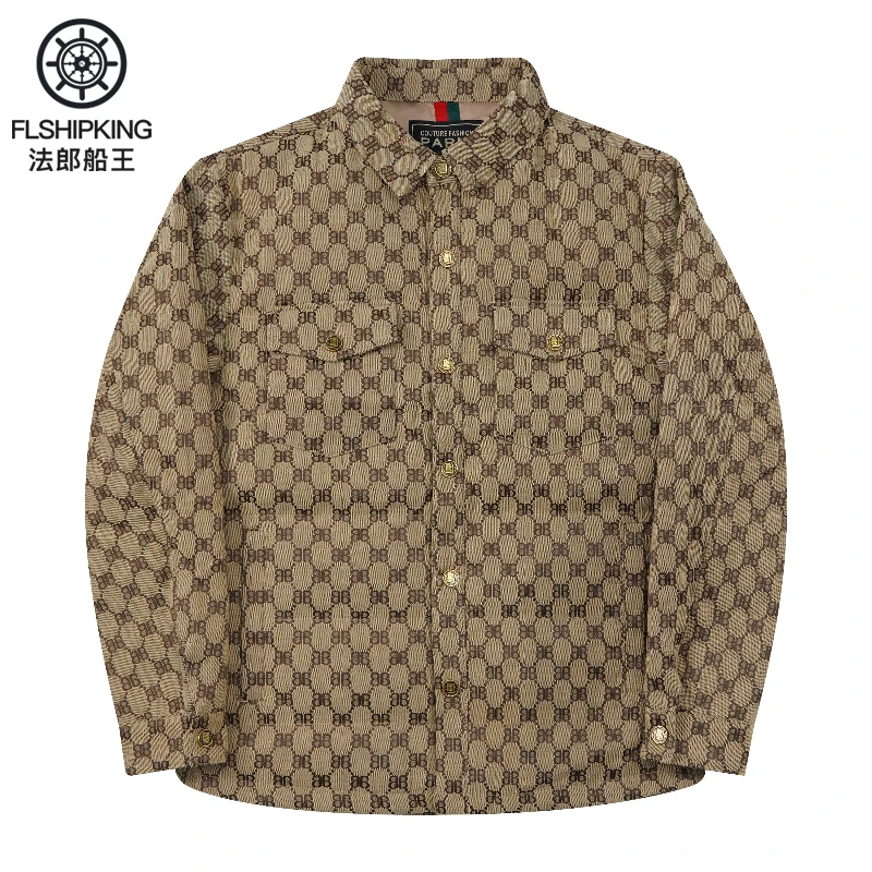 【璐璐专属】印花潮流夹克羽绒服男2025冬季新款翻领外套262102