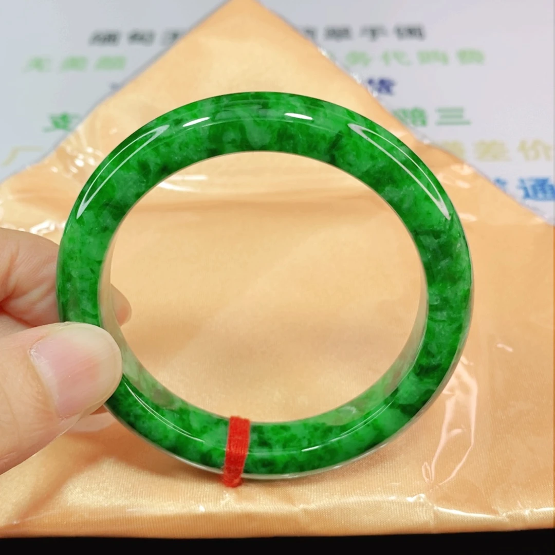 未镶嵌手镯翡翠54.3圈口正圈