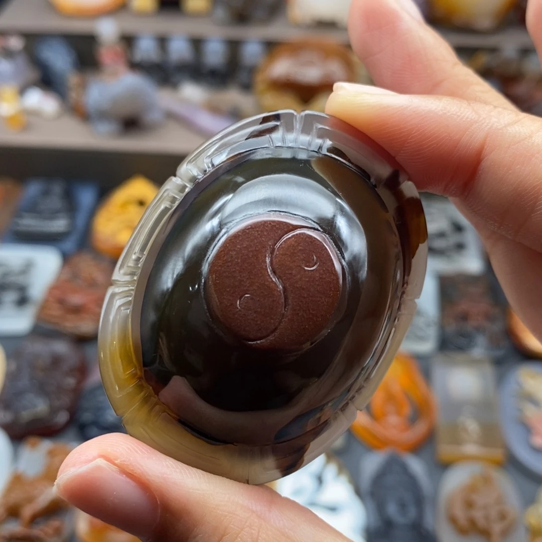 玛瑙/玉髓吊坠(不含链)未镶嵌