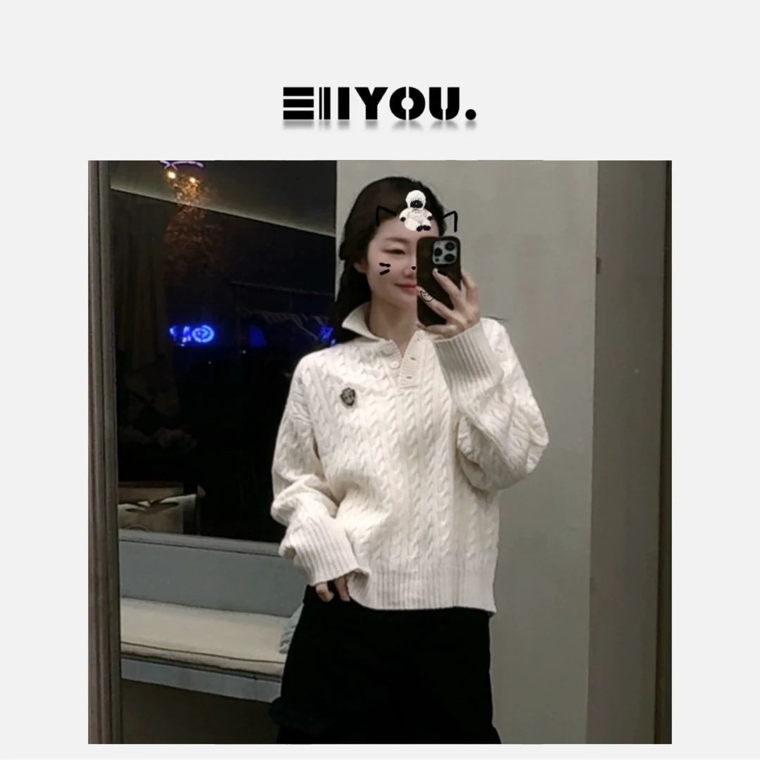 【ENYOU高定】老钱polo系 高定羊绒毛衣