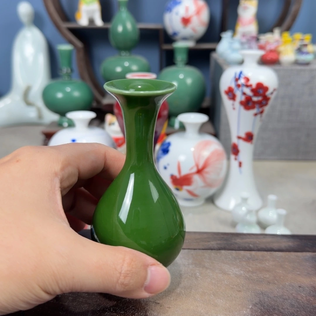 陶瓷手工小花器摆件