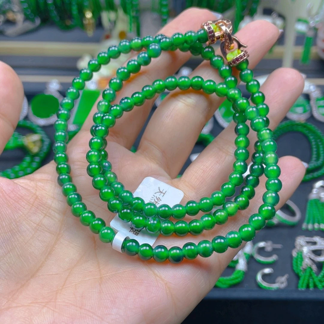 颈饰未镶嵌翡翠项链5