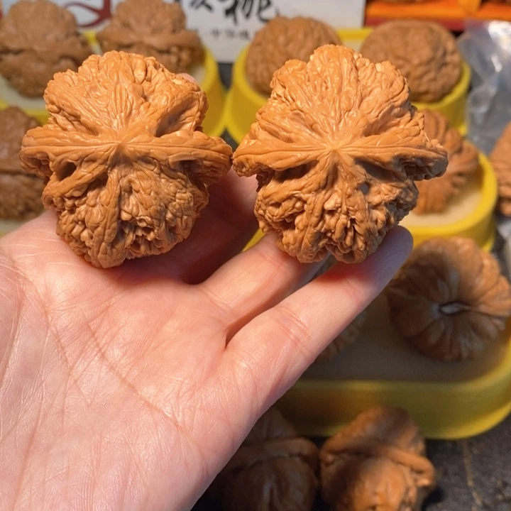 文玩核桃把件粗筋 47 4。62克