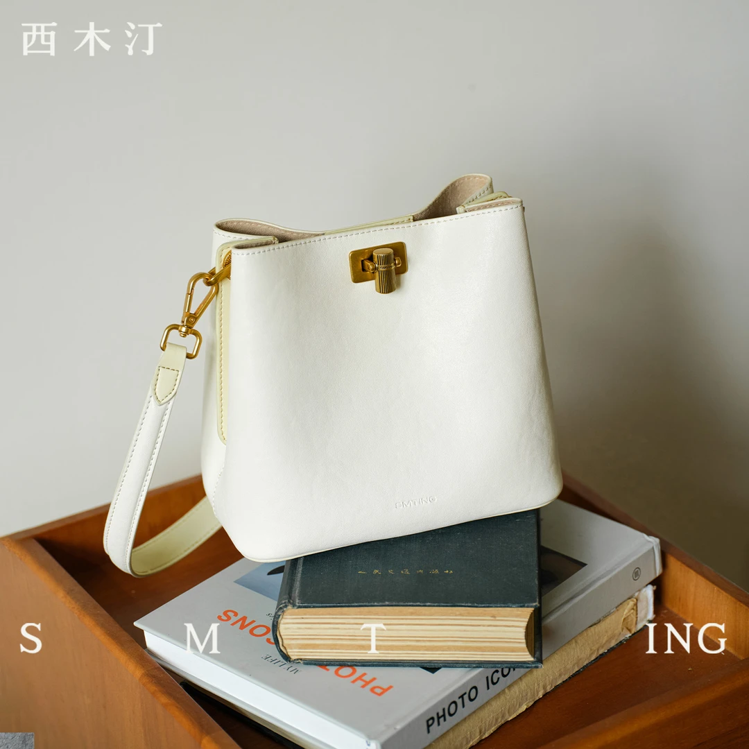 【西木汀】 未见 2025春季新款水桶包轻奢时尚单肩潮流小众