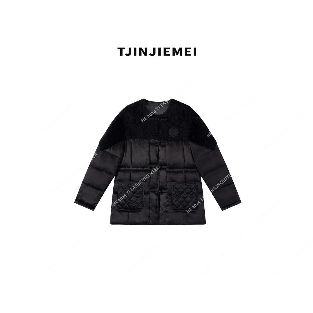 【T井姐妹】设计感时尚百搭鹅绒服2410-245213