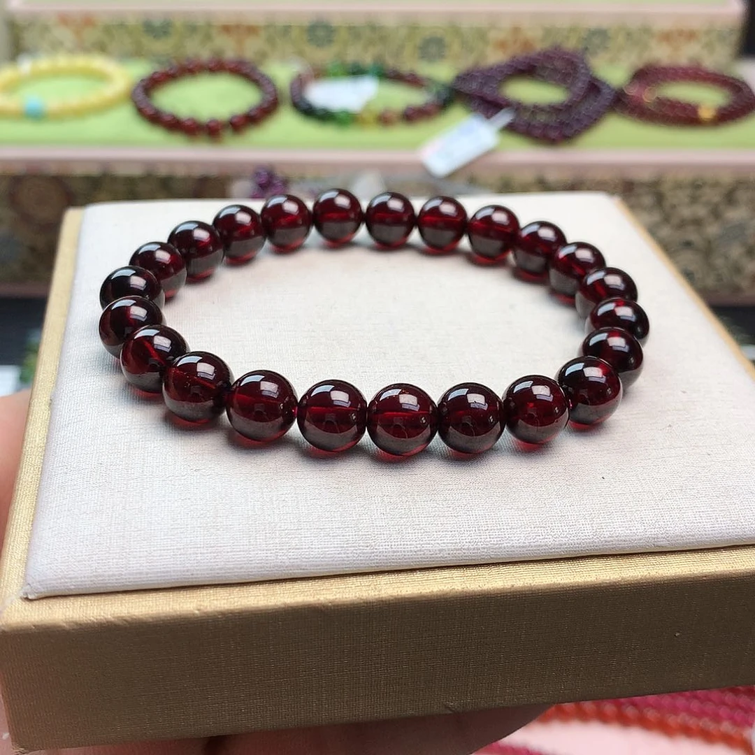 手链未镶嵌石榴石8.5