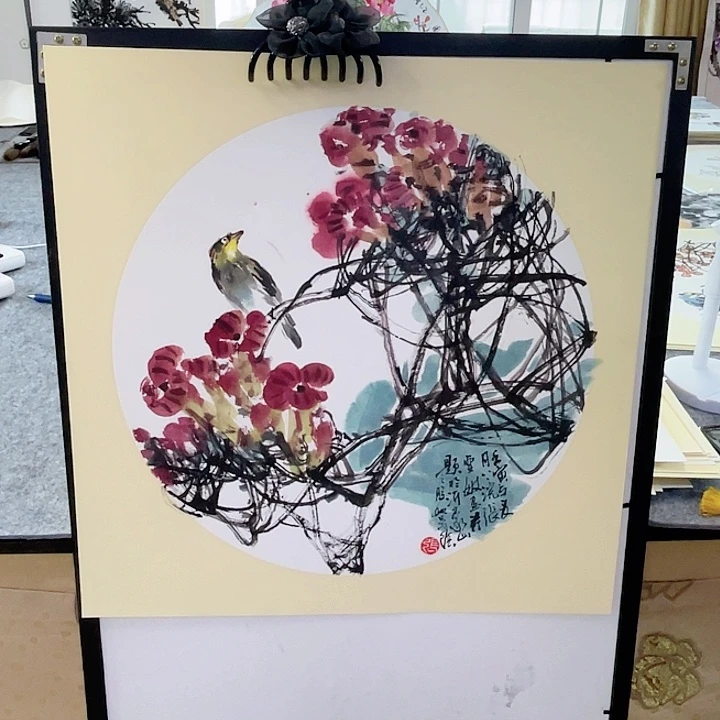 国画张圣敏先生纯手绘作品