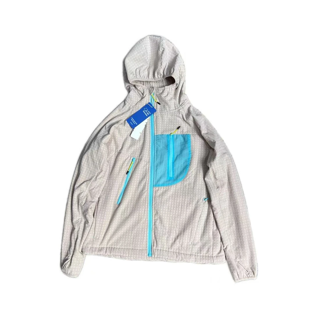 【醒醒专属】GA958冬季户外波浪纹蓄热抓绒情侣款连帽开潮