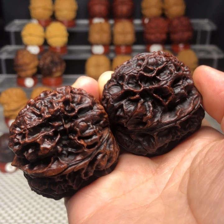 把件文玩核桃142紫金龙甲