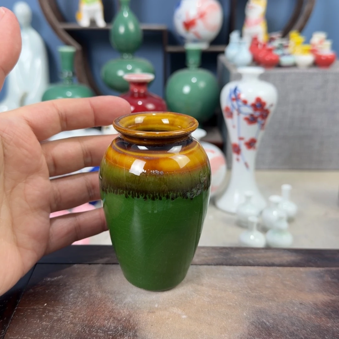 陶瓷手工小花器摆件