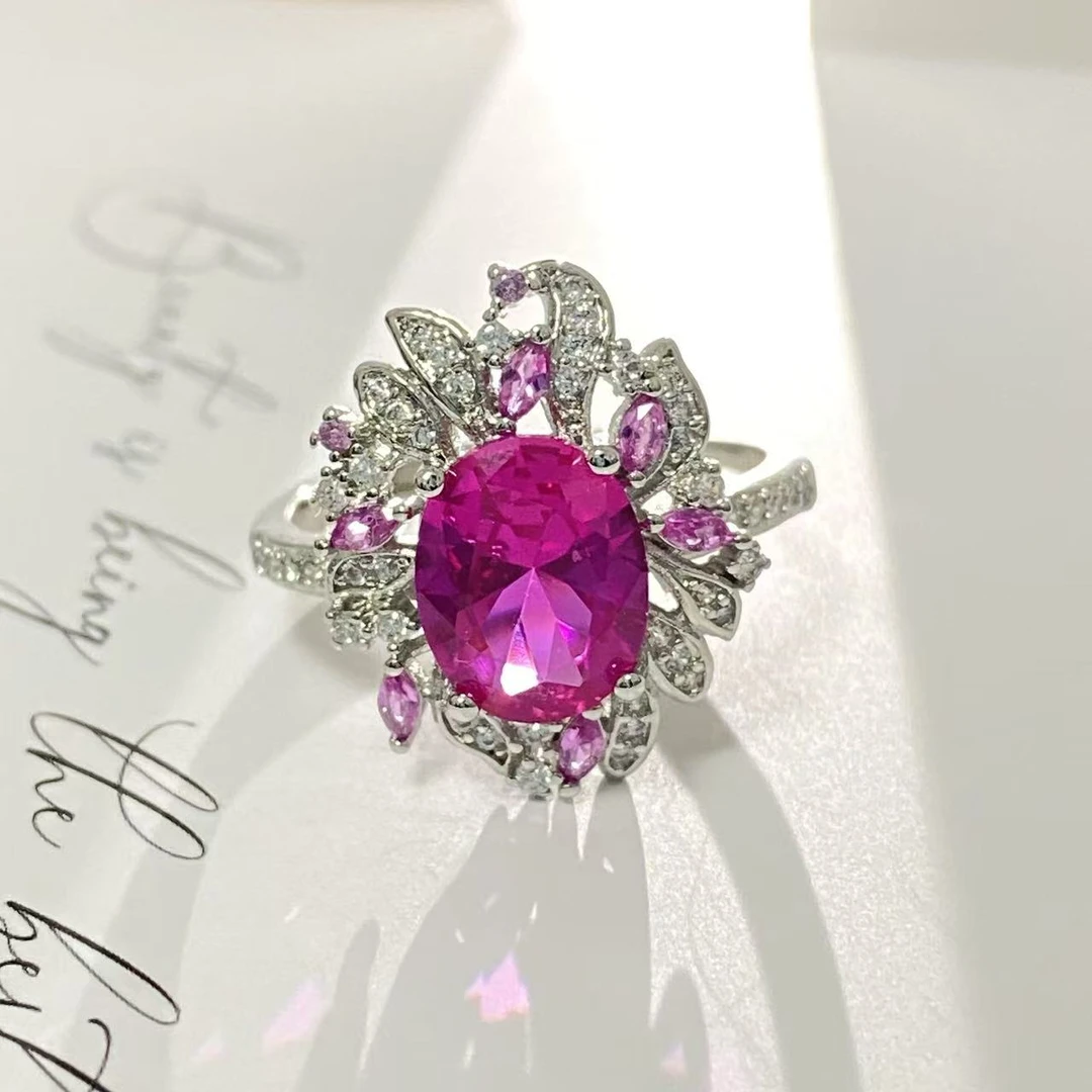 阿鲁沙-典藏轻奢-红宝石-高精切宝石戒指T-215