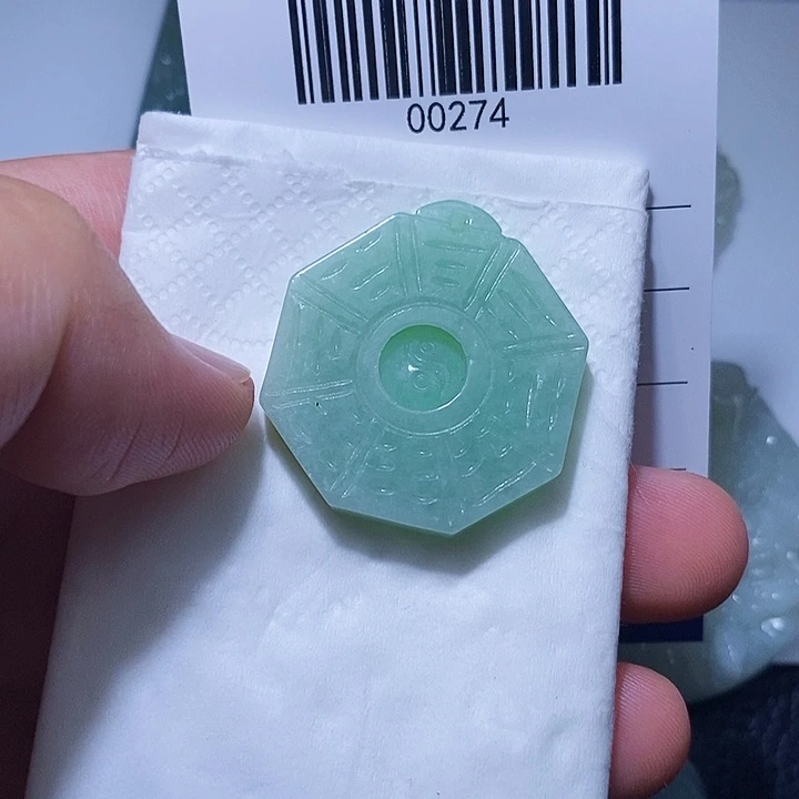 翡翠未镶嵌颈饰天光墟翡翠市场现金代购