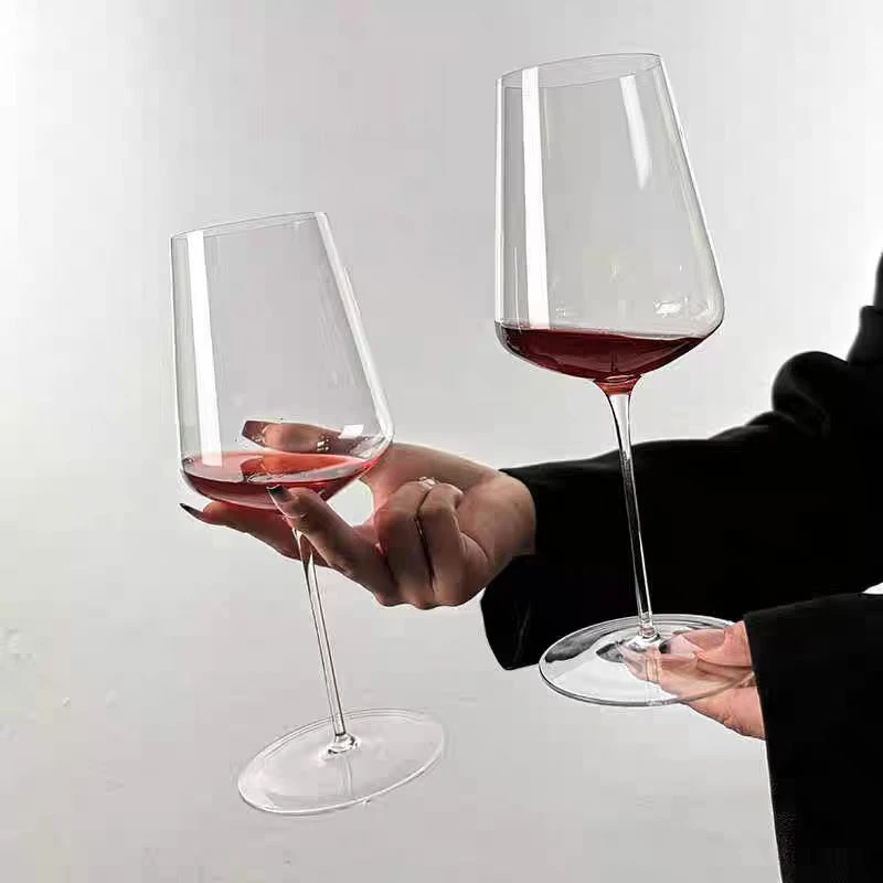 水晶玻璃红酒杯两只装家用高脚葡萄酒杯子大号欧式创意香槟杯套装