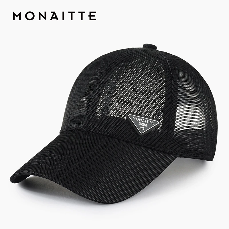 【高档网眼透气棒球帽】蒙奈特帽子男夏季户外跑步遮阳防晒太阳帽女