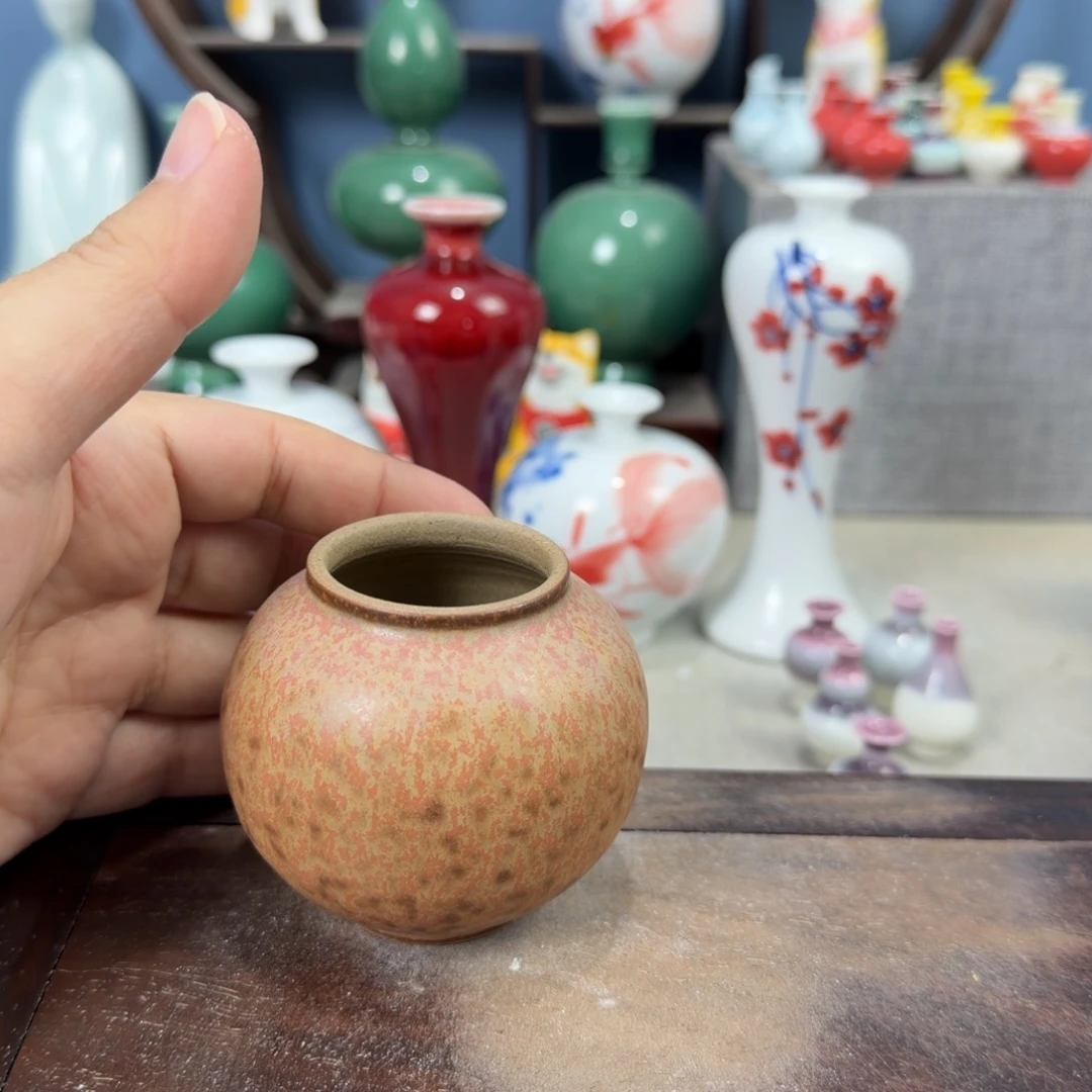 陶瓷手工小花器摆件