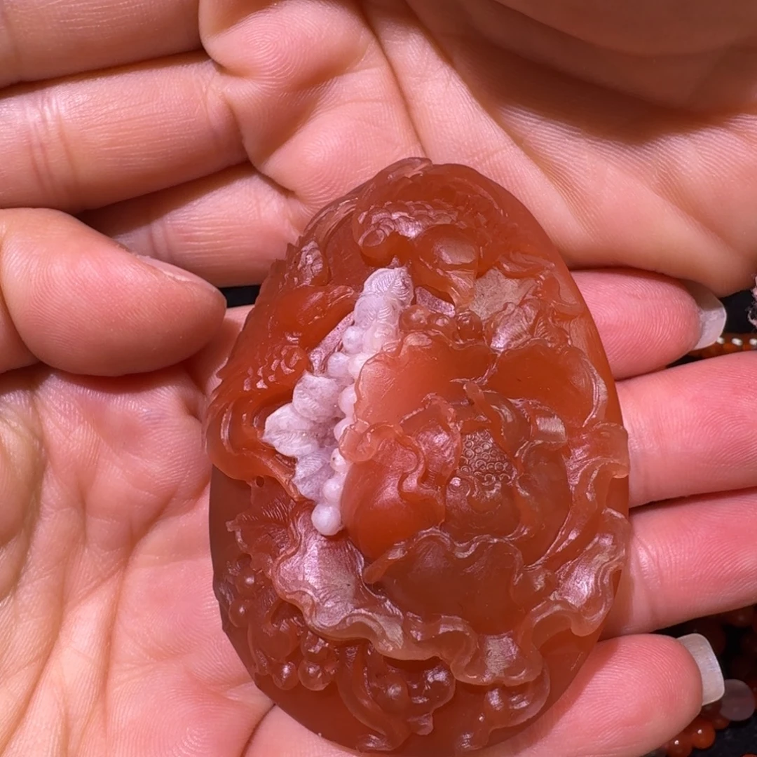 南红玛瑙未镶嵌项圈