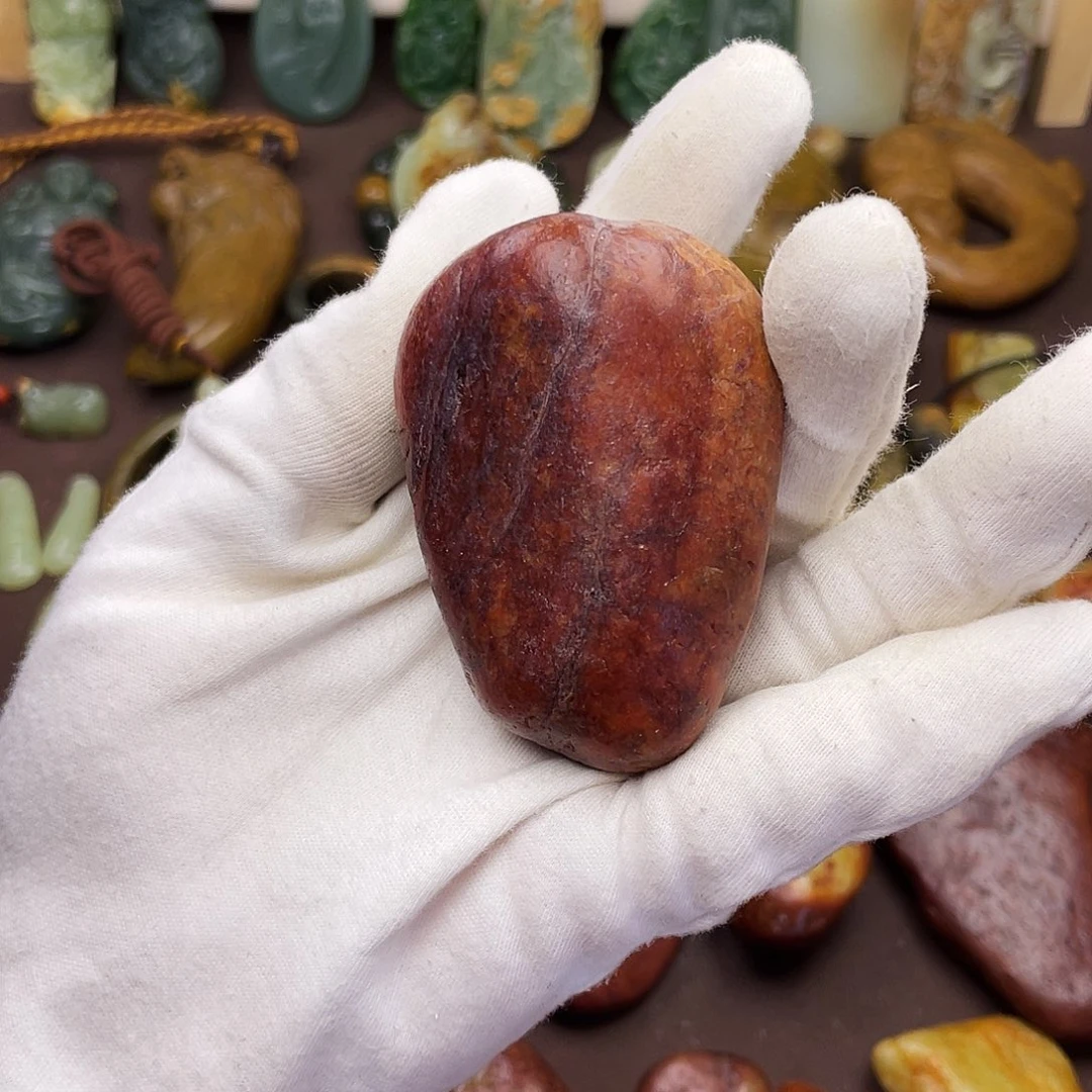 岫岩河磨玉（透闪石质玉）未镶嵌颈饰