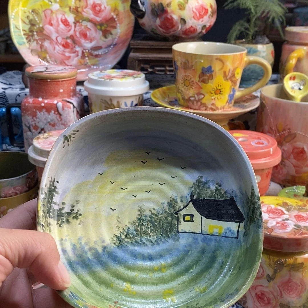 瓷片手绘陶瓷福利多多