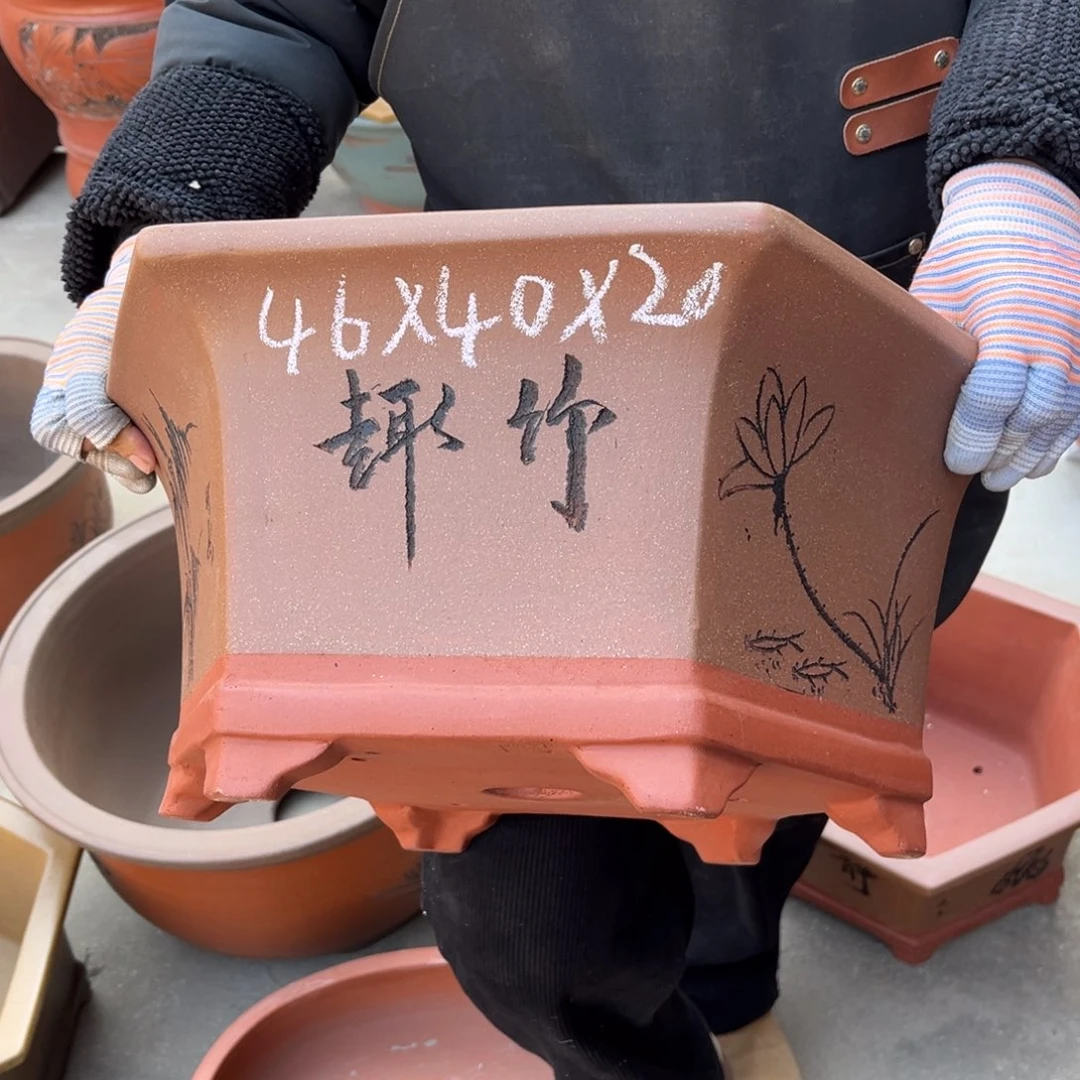 紫砂花盆盆景艺术