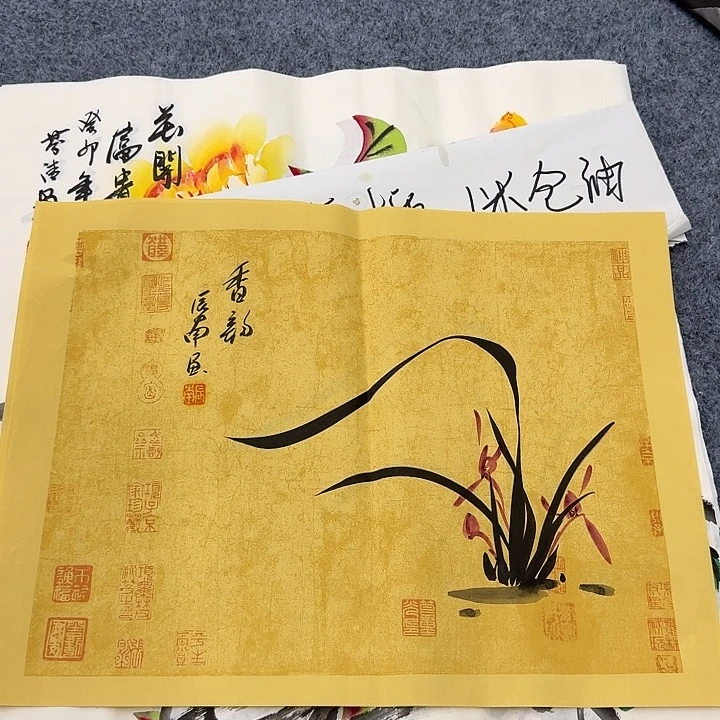 国画纯手绘作品欣赏图