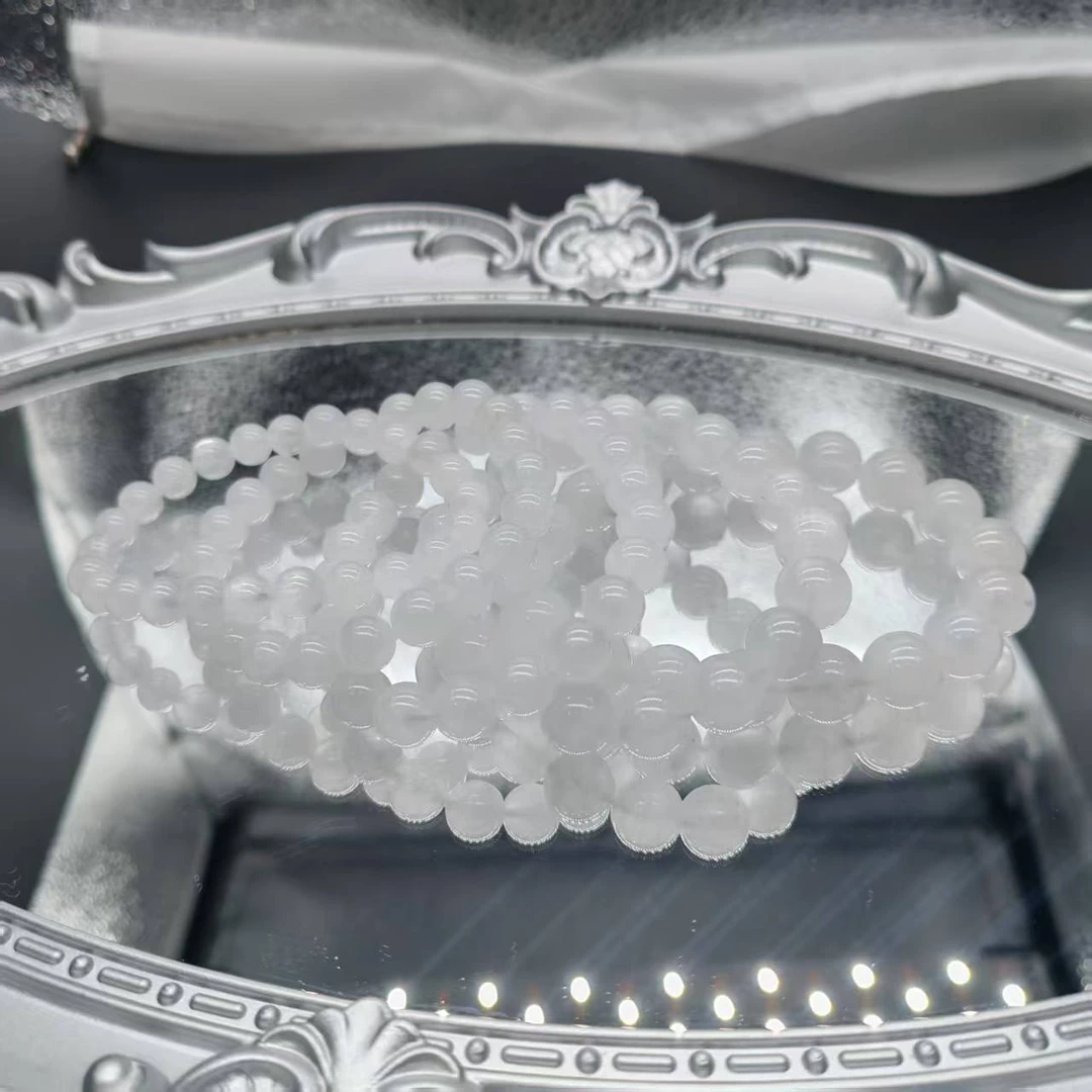 硕夏天然白幽灵单圈手链多样性发其一SX111