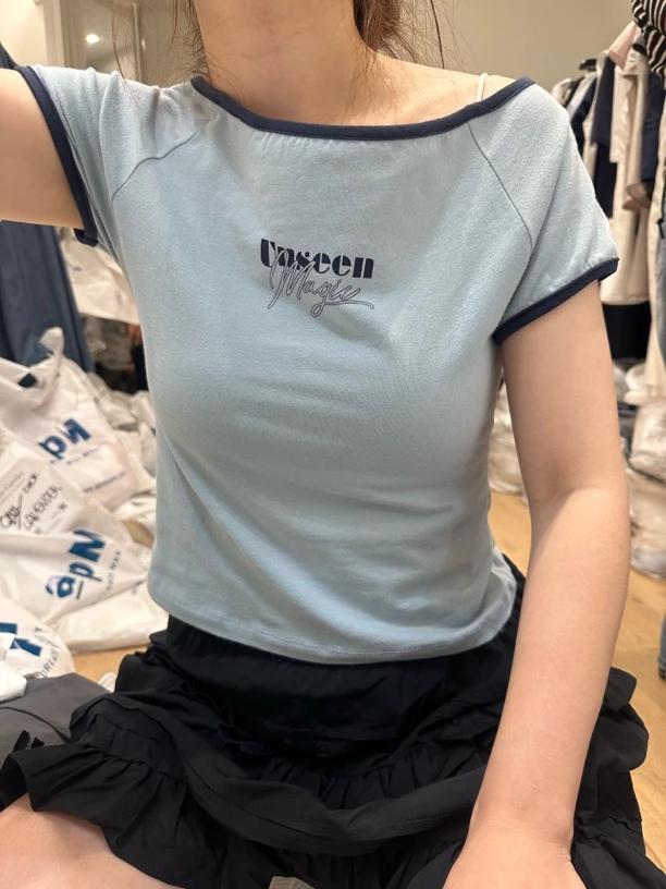 东大门捡漏短板小体恤