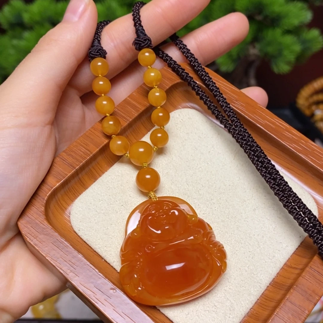 【闪购商品】蜜蜡颈饰未镶嵌项链