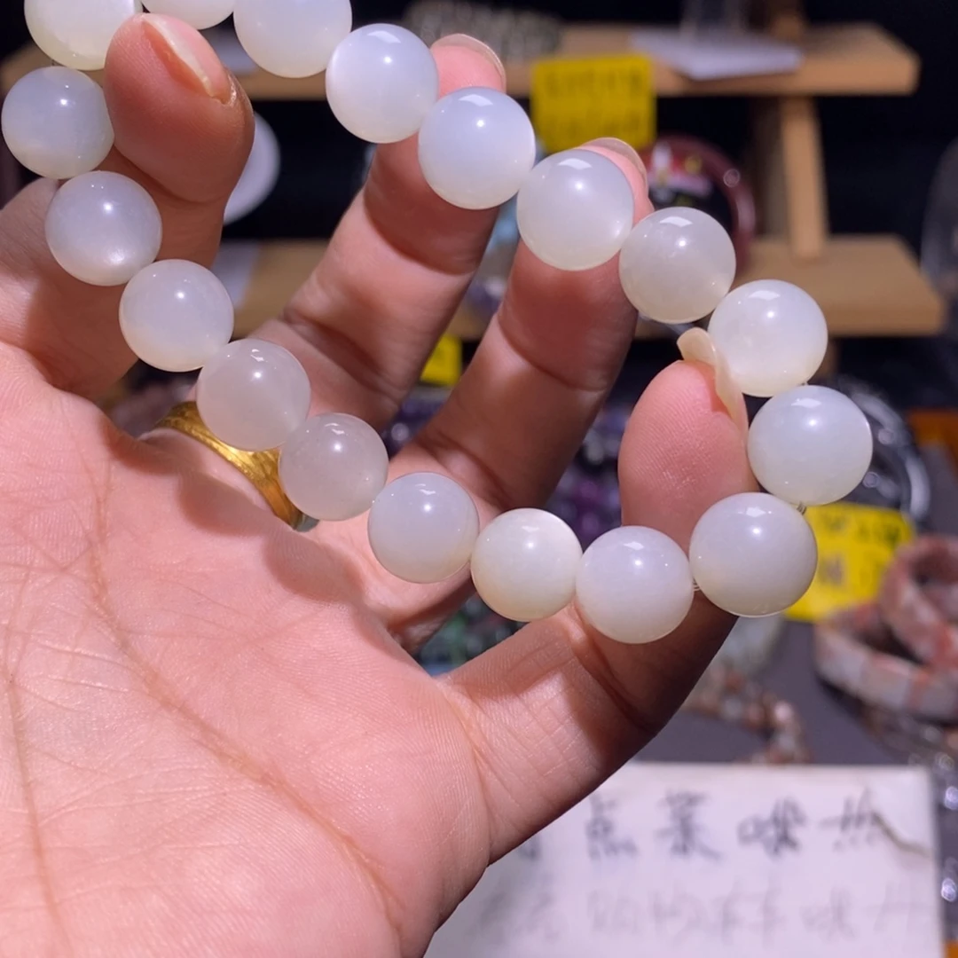 手串未镶嵌水晶15 奶绿白月光 11