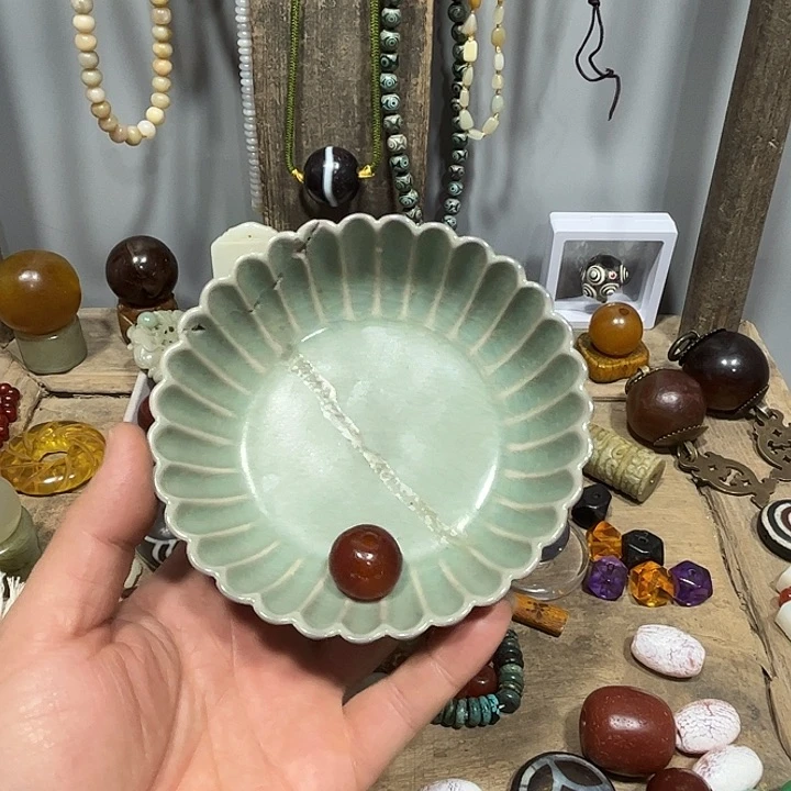 摆件@*觉瓷器老物件摆件手工