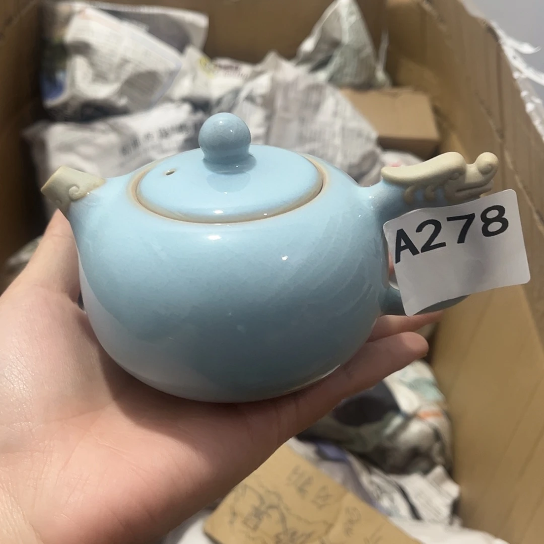 瓷片茶摆件工艺品摆件666
