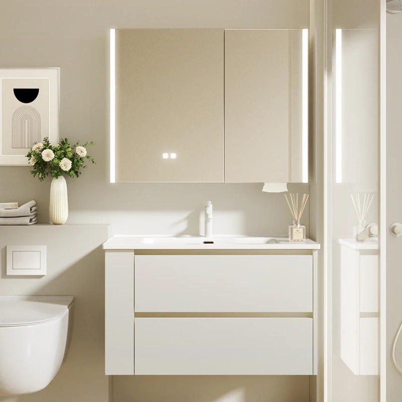 【国补15%】心海伽蓝铃兰系列MAX版4557款不锈钢浴室柜带侧开放口