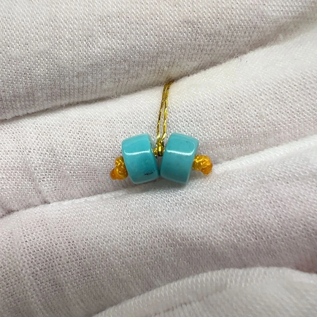 绿松石未镶嵌配饰直径6.0