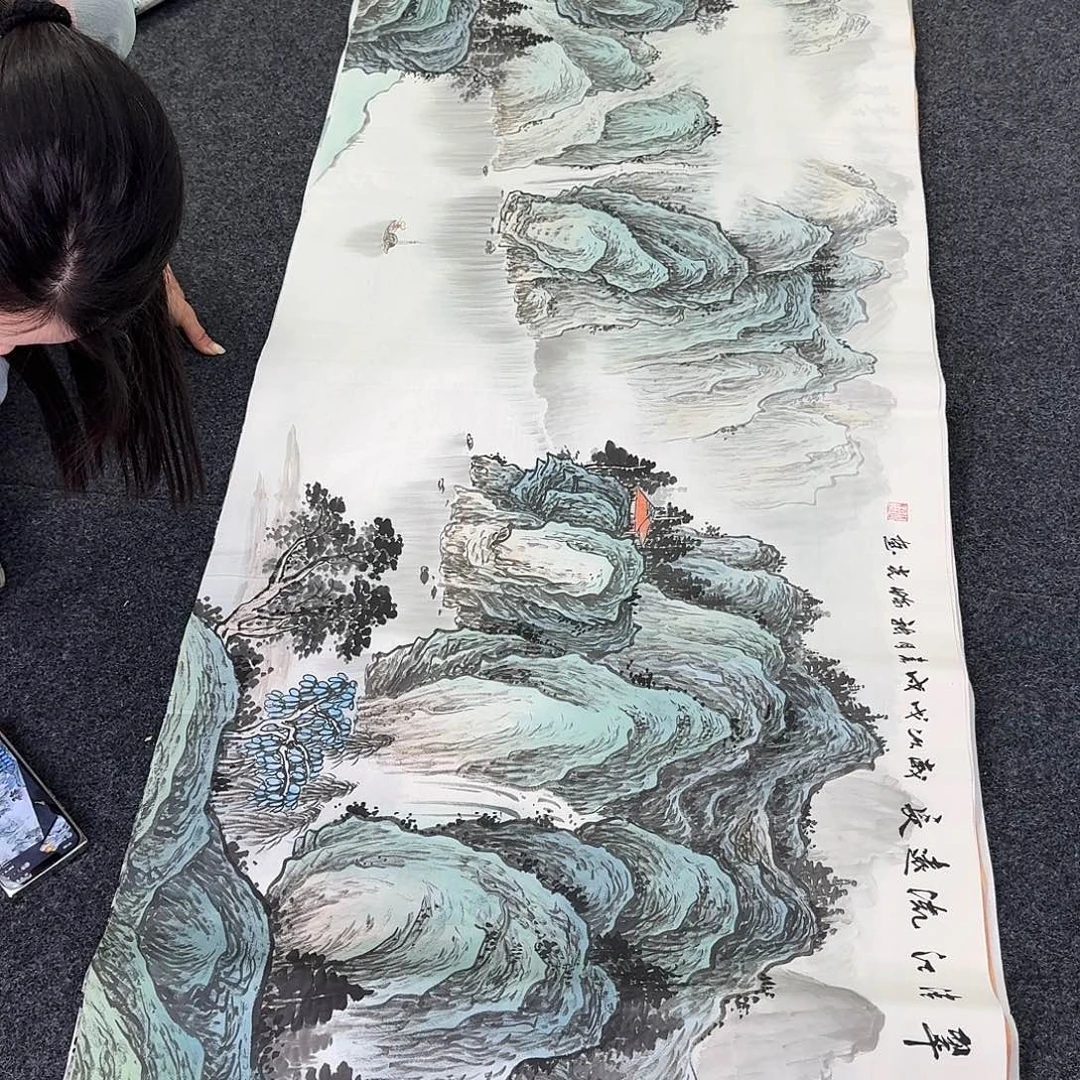 纯手绘国画作品作品