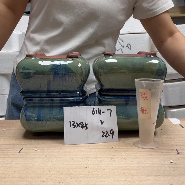 紫砂花盆多肉花盆微瑕7