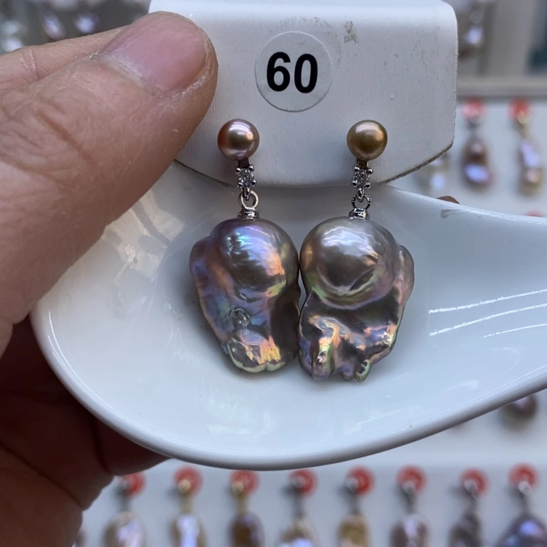 未镶嵌淡水珍珠美丽哦哦哦