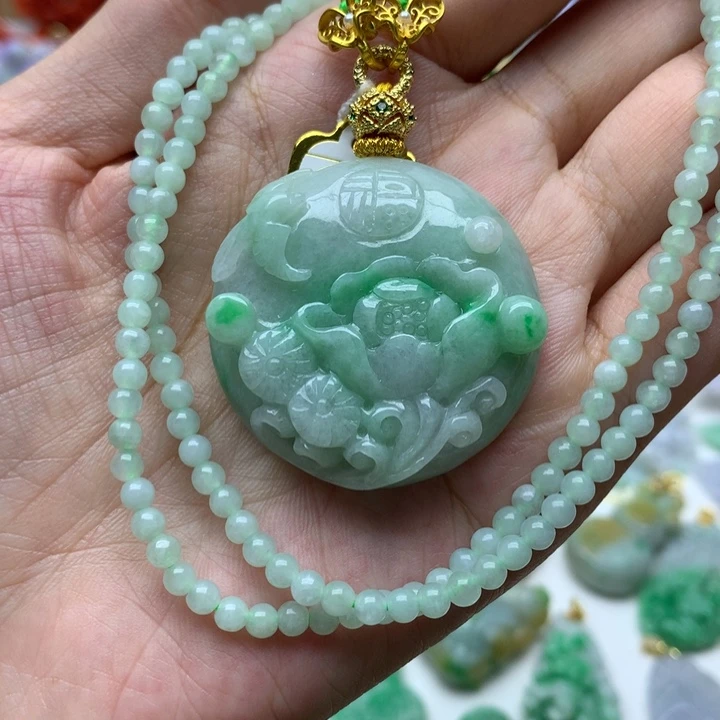 颈饰未镶嵌翡翠翡翠