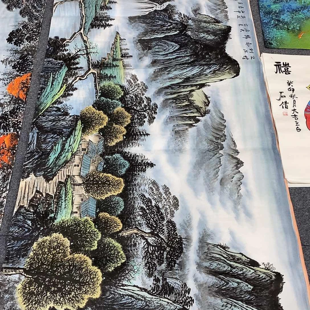 国画画画真的画画画