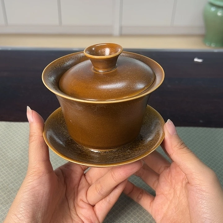 龙泉云间青瓷小米茶器