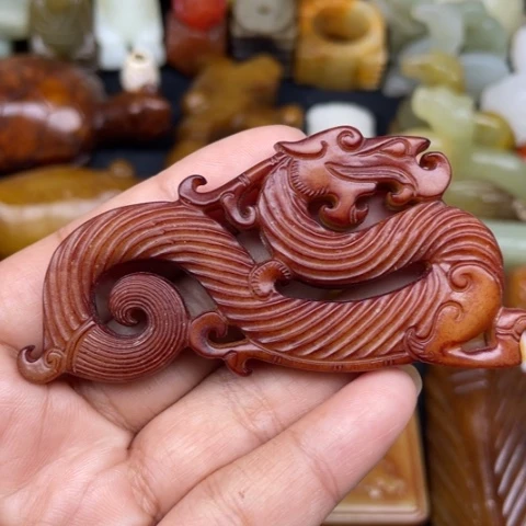 和田玉未镶嵌颈饰32