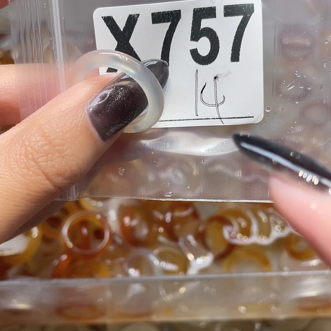 玛瑙/玉髓未镶嵌戒指757