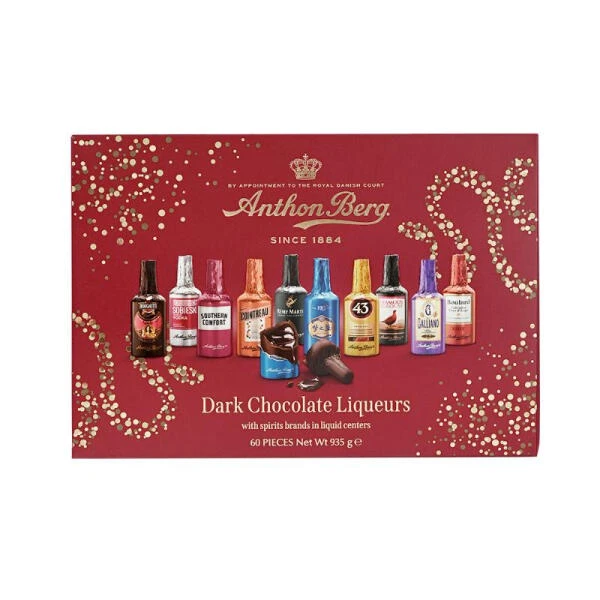 Anthon Berg 波兰 什锦口味酒心巧克力制品 935克60件巧克力零食