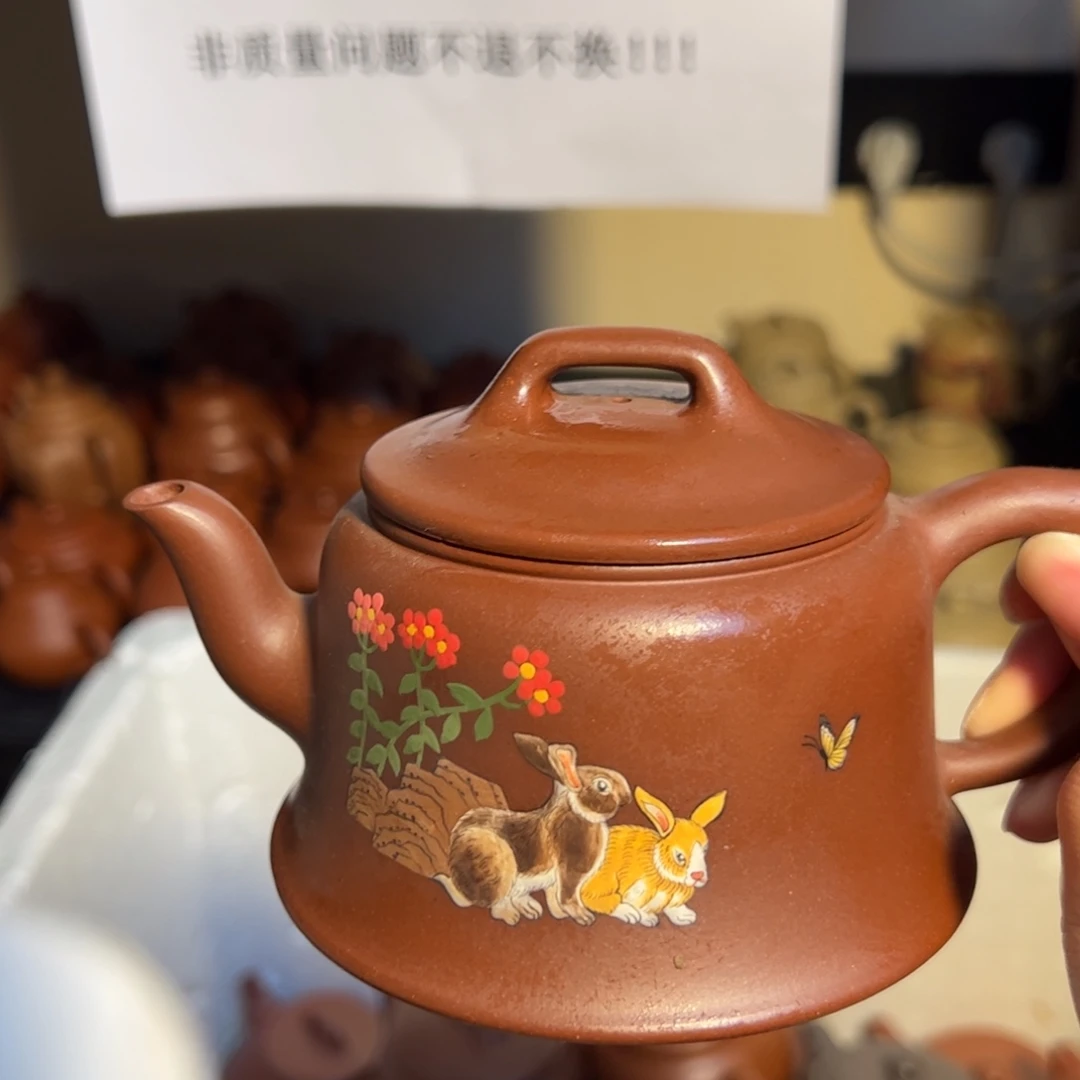 茶壶紫砂宜兴紫砂壶紫泥