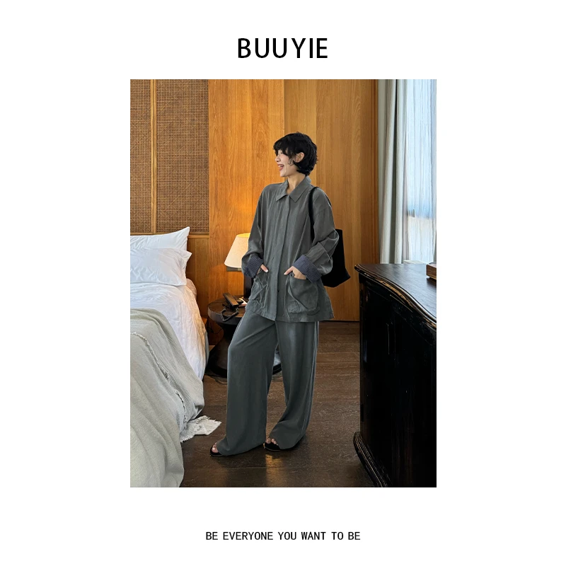 BUUYIE 25SS【风烟引】新款经典高级感复古工装外套 250731