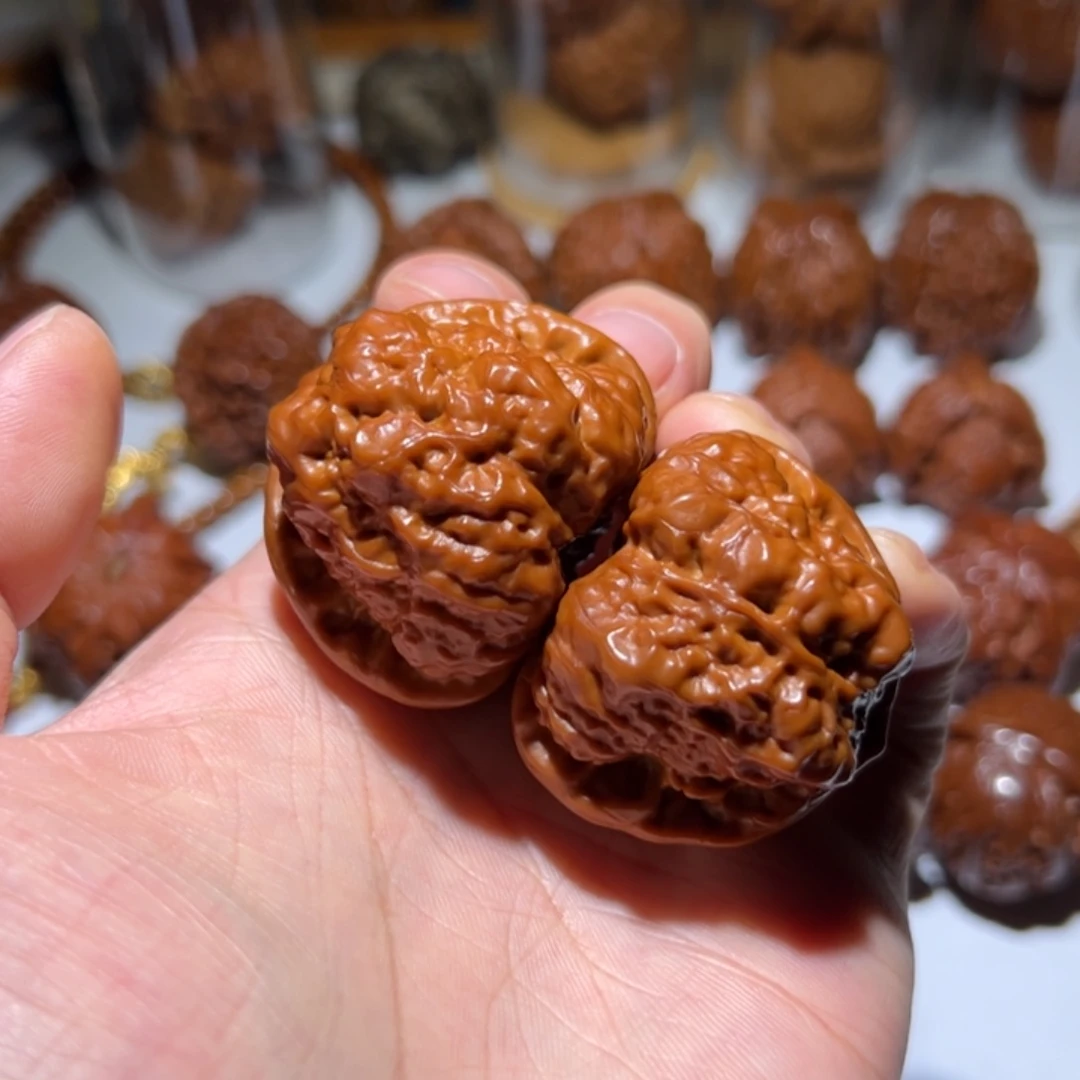 文玩核桃把件43蛤蟆头