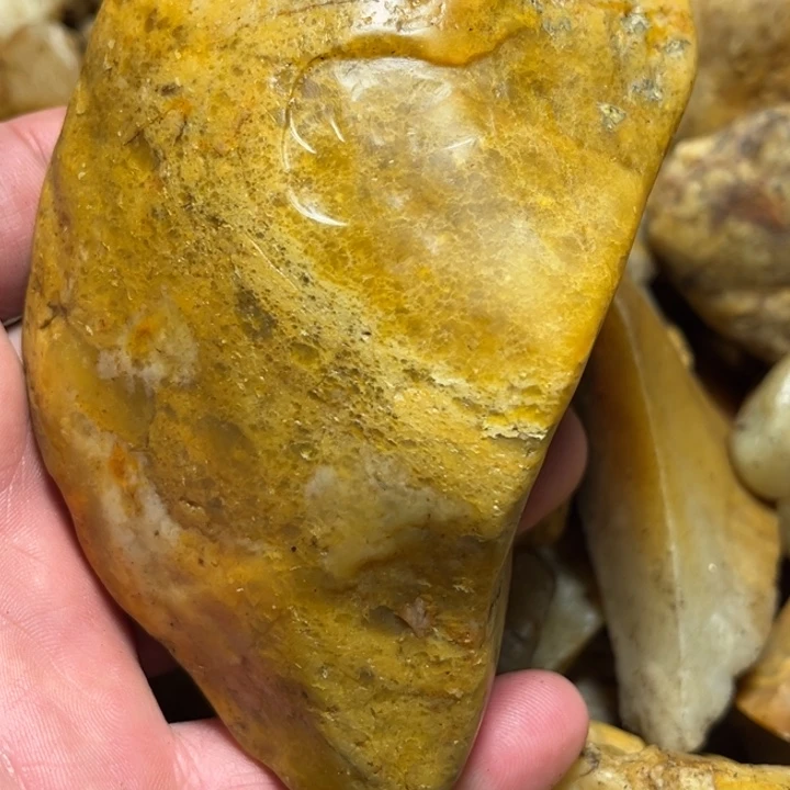 田黄石370克昌化田黄石