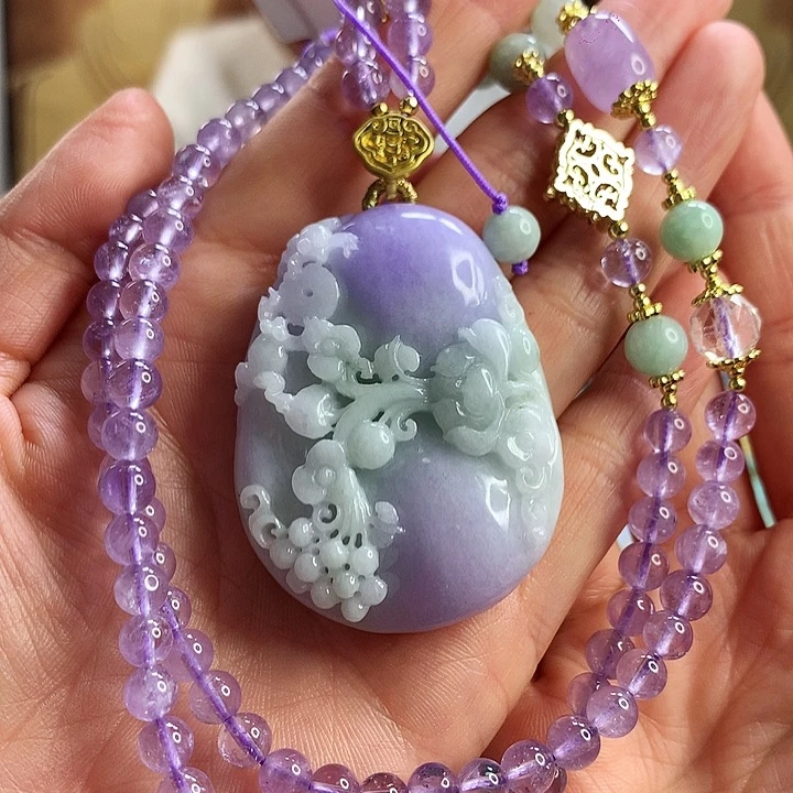 翡翠颈饰未镶嵌吊坠