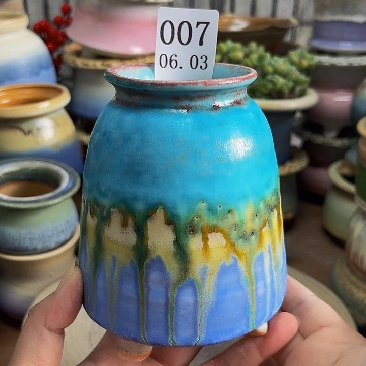 摆件景德镇陶瓷手工制作口5.5高13.2左右