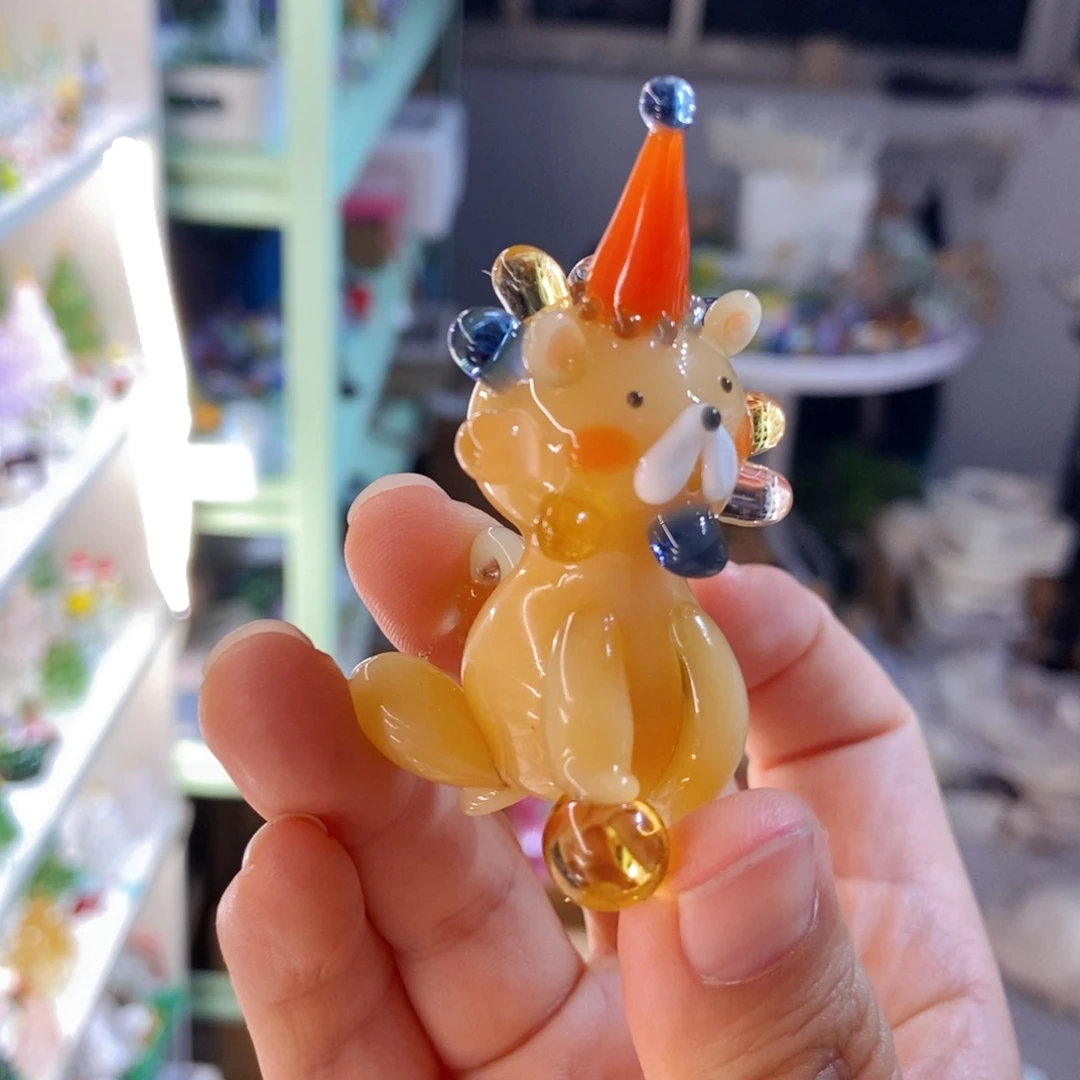 手工艺品琉璃狮子