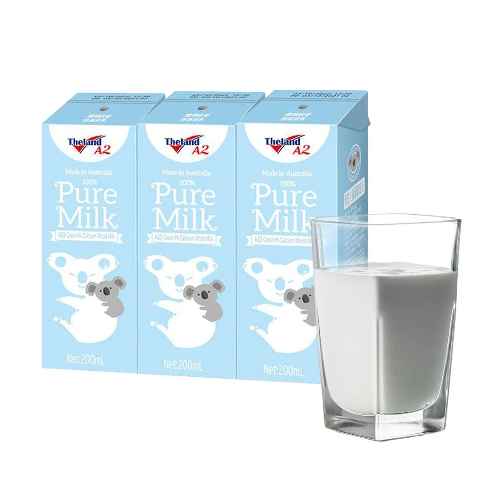 纽仕兰 A2-β酪蛋白儿童成长纯牛奶 200ml*3