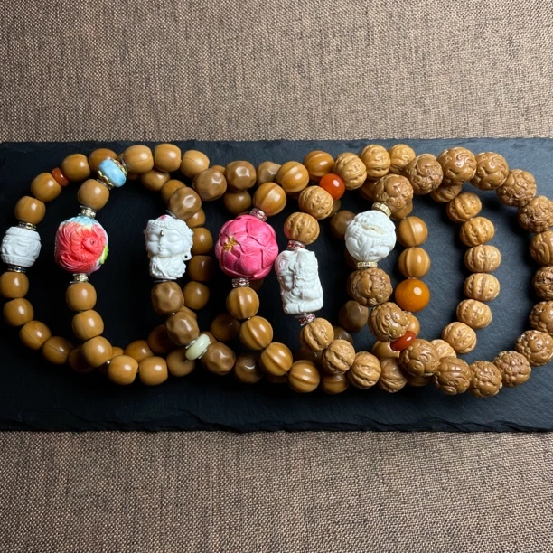 猛犸象牙  猴头系列手串